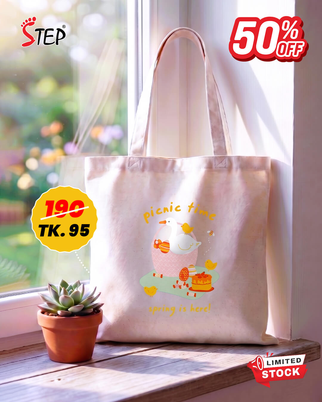 Canvas Tote Bag	STBAP013