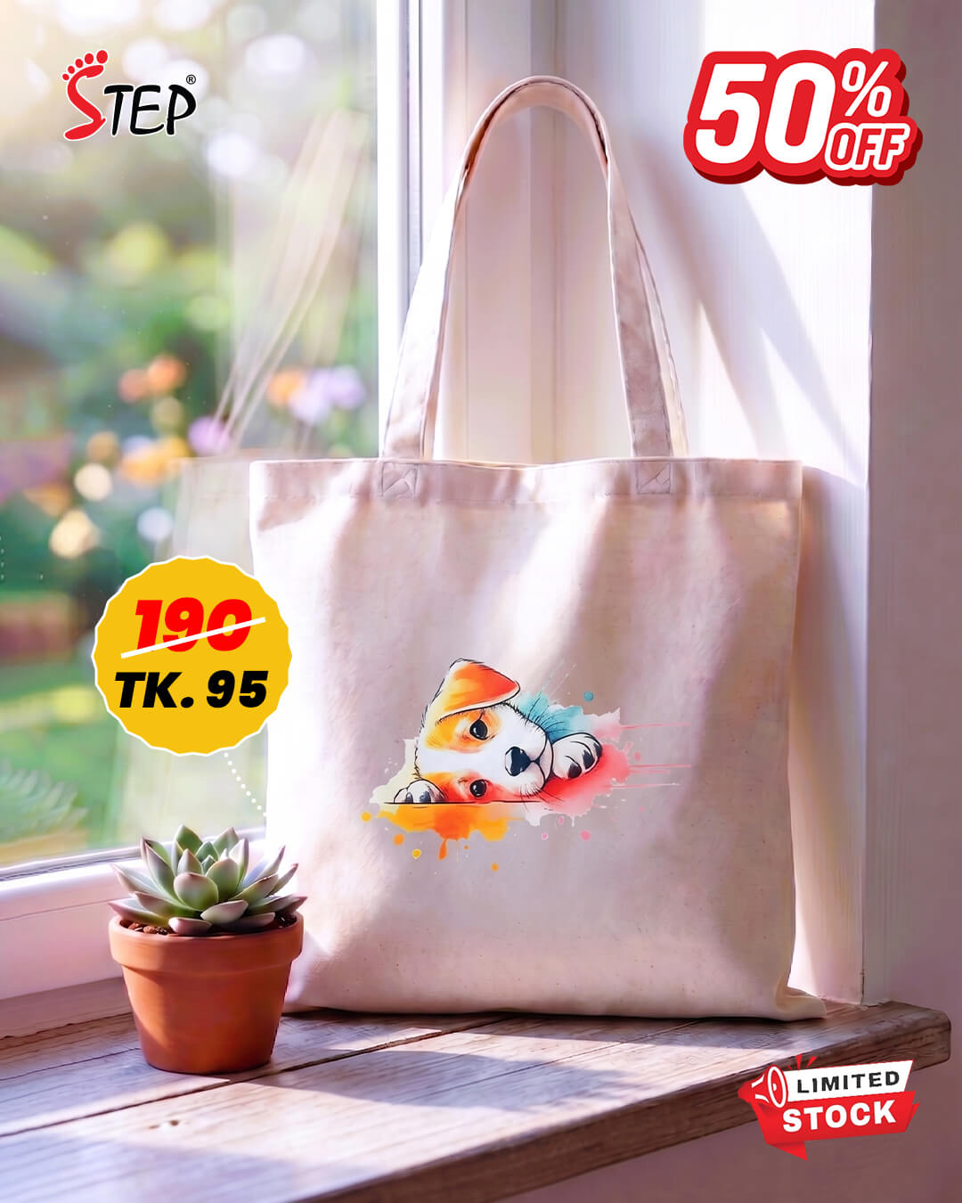 Canvas Tote Bag	STBAP015