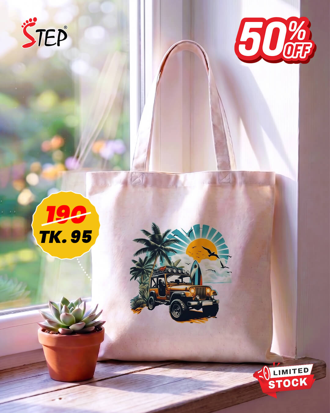 Canvas Tote Bag	STBAP020