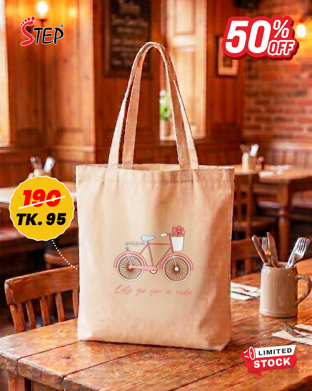 Canvas Tote Bag	STBQP0032