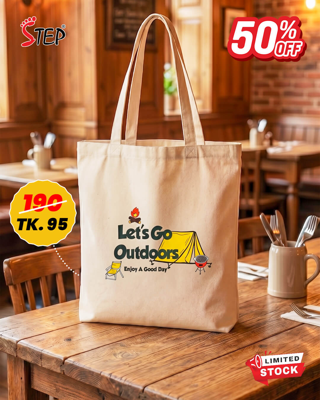 Canvas Tote Bag	STBSP0035